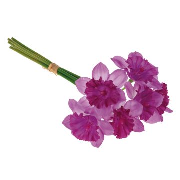 Ramo de narcisos artificiales LELA, rosa-rosa, 35 cm, Ø 20 cm