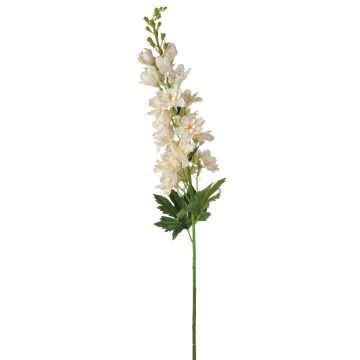 Flor artificial de espuela de caballero ZIRKAN, crema, 75 cm