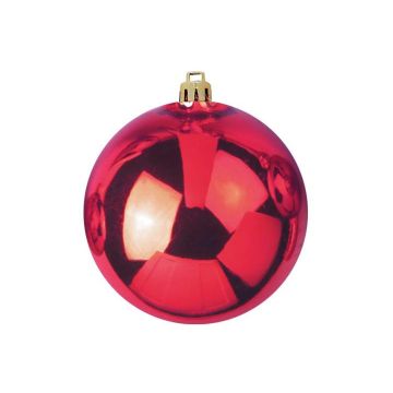 Bola de árbol de Navidad TEODORA, rojo brillante, Ø30cm