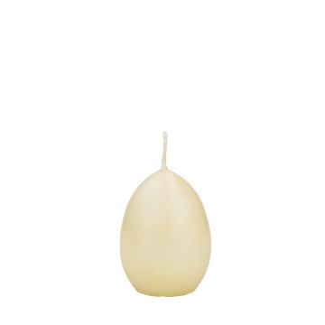Velas para huevos de Pascua LEONITA, color crema, 6 cm, 4,5 cm, 7 h - Fabricadas en Alemania