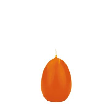 Velas de Pascua LEONITA, naranjas, 6 cm, 4,5 cm, 7 h - Fabricadas en Alemania