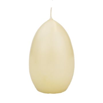 Velas de Pascua LEONITA, crema, 12 cm, 8 cm, 40 h - Fabricadas en Alemania