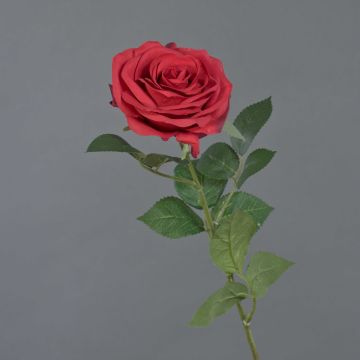 Rosa artificial KAILIN, roja, 65cm