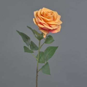 Rosa artificial KAILIN, naranja, 65cm