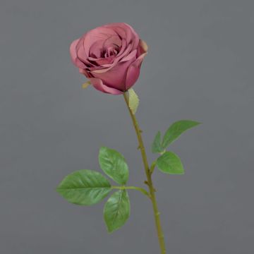 Rosa artificial RUYUN, rosa antiguo-verde, 45cm