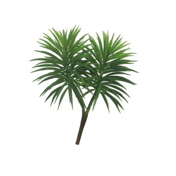 Pachyphytum hookeri artificial QIULAN, varilla de ajuste, verde, 18cm