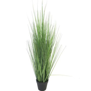 Hierba falsa de pasto varilla LIFANG en maceta decorativa, verde, 85cm