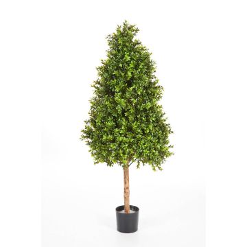 Seto boj triangular artificial TOM, tronco natural, verde, 140cm