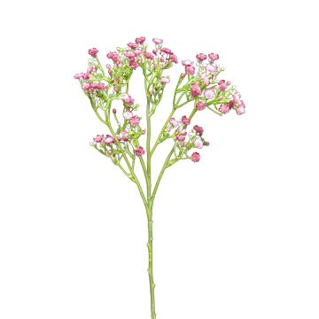 Gypsophila artificial CECILIA, rosa oscuro, 45cm, Ø1cm