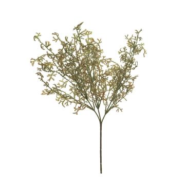 Rama decorativa de Asparagus acutifolius CHENMU, verde-rojo, 50cm