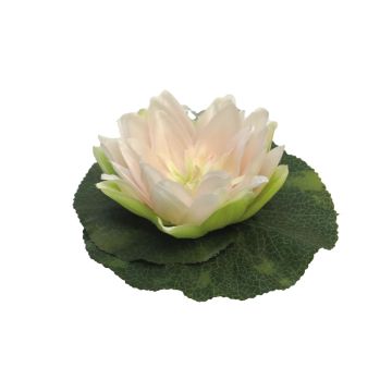 Nenúfar artificial SHUOLIN, flotante, rosa pálido, Ø18cm