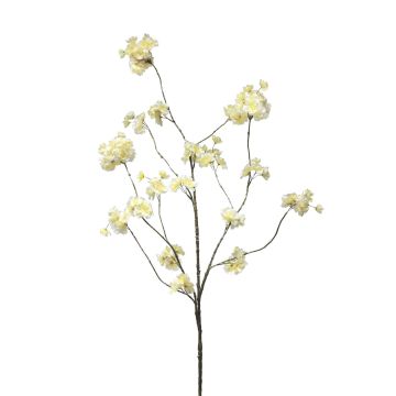 Rama artificial de ciruelo OUNALI con flores, blanca, 125cm