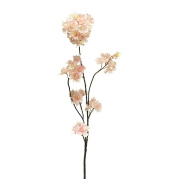 Rama artificial de ciruelo OUNALI con flores, rosa-crema, 85cm