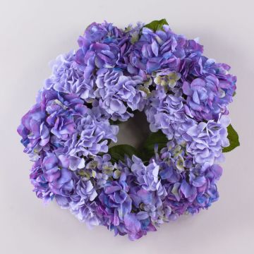 Corona de hortensias textiles MEJA, lila, Ø35cm Corona de hortensias textiles MEJA, lila, Ø35cm