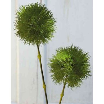 Panícula de eriophorum artificial ZORRO, blanco-verde, 45cm