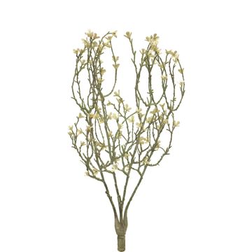 Algodón de seda artificial MANYAN en varilla de ajuste, blanca, 45cm