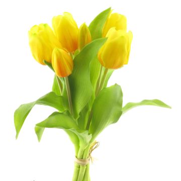 Ramo de tulipanes artificiales LONA, amarillo, 30cm