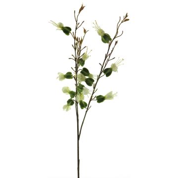 Rama artificial de Lamprocapnos YANRAN, blanco-verde, 80cm