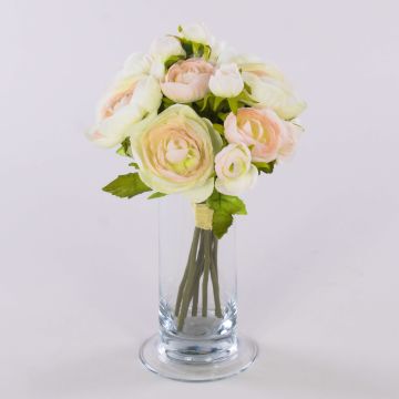 Ramo de flores artificiales Ranunculus TONIE, blanco-rosado, 20cm, Ø20cm Ramo de flores artificiales Ranunculus TONIE, blanco-rosado, 20cm, Ø20cm
