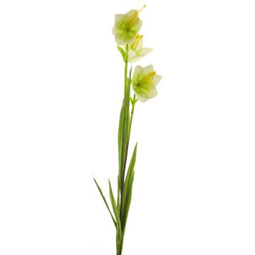 Campanula artificial WENXIN, verde-crema, 80cm