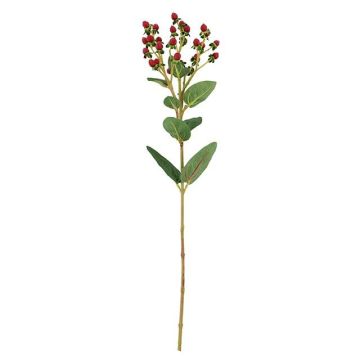 Rama artificial de hipérico TAVIRA con frutos, rojo, 65 cm