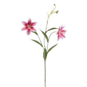 Lirio tigre artificial DUNKA, rosa-rosa, 70 cm