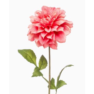 Flor artificial Dahlia REFOLG, coral, 70 cm Flor artificial Dahlia REFOLG, coral, 70 cm