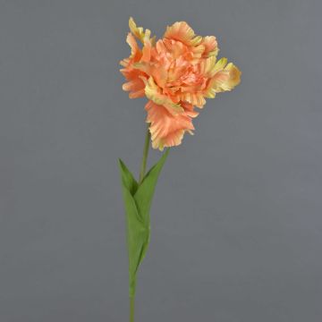 Flor artificial tulipán papagayo ALISCHA, naranja, 70 cm