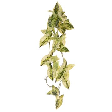 Planta artificial Syngonium LENFYN, varilla, colgante, verde, 90 cm