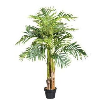 Palmera artificial Areca UZIEL en maceta decorativa, 130 cm