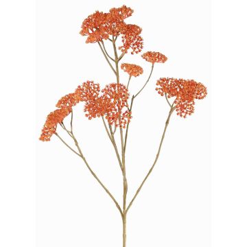 Rama decorativa de milenrama ORTEGA, naranja, 75cm, Ø7-13cm