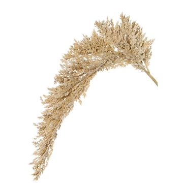 Rama artificial de sorgo BOTTO con espigas, crema, 95 cm