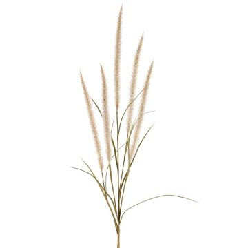 Rama decorativa de plumas AREVALO con panículas, color crema, 135 cm Rama decorativa de plumas AREVALO con panículas, color crema, 135 cm