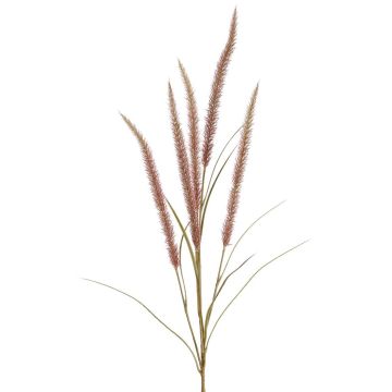 Rama decorativa de hierba pluma AREVALO con panículas, malva, 135 cm