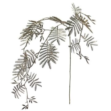 Rama de mimosa artificial RENGU, bronce, 110 cm