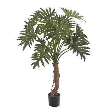 Planta artificial filodendro Selloum DONIS, tronco artificial, 150 cm