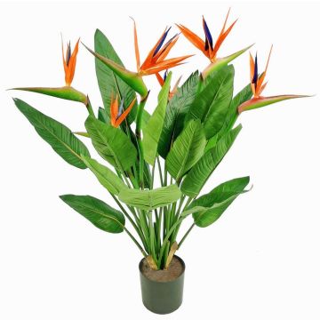 Strelitzia artificial KUSUMA, naranja-violeta, 100cm Strelitzia artificial KUSUMA, naranja-violeta, 100cm