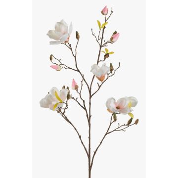 Rama de magnolia artificial LILO, blanco-rosa, 110cm, Ø5-9cm Rama de magnolia artificial LILO, blanco-rosa, 110cm, Ø5-9cm