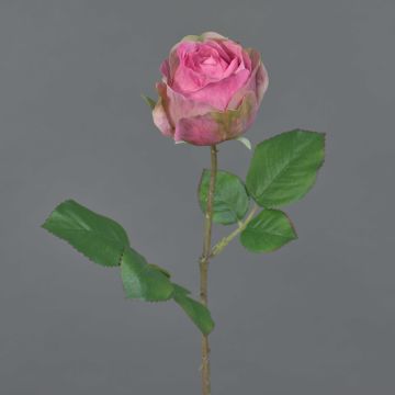 Flor artificial rosa POPI, rosa-verde, 55 cm, Ø 7 cm