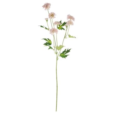 Rama de flor artificial crisantemo REINHARDA, rosa y blanco, 65 cm