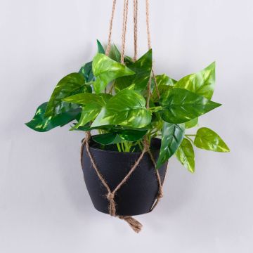 Hedera artificial en maceta colgante CASON, verde, 60cm