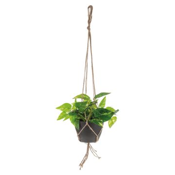Hedera artificial en maceta colgante CASON, verde, 60 cm