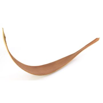 Hoja de coco seca grande CHIPUNA, beige-marrón, 115 cm
