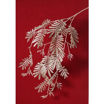 Rama de mimosa artificial RENGU, plateada, 110 cm