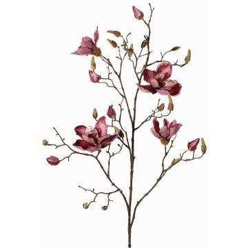 Rama de magnolia artificial de terciopelo JACKA, rosa palo, 105cm Rama de magnolia artificial de terciopelo JACKA, rosa palo, 105cm