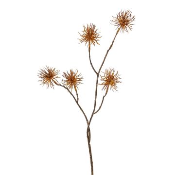 Rama artificial de hamamelis NUMBAT con flores, naranja, 70 cm, Ø 5 cm