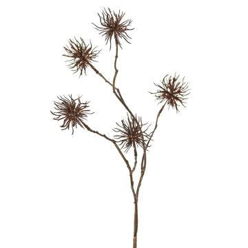 Rama artificial de hamamelis NUMBAT con flores, marrón, 70 cm, Ø 5 cm