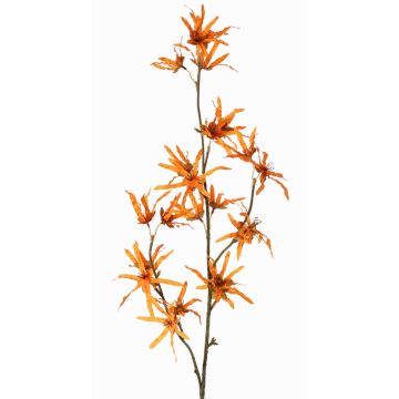 Rama artificial de hamamelis ORAFA con flores, naranja, 80cm, Ø4-8cm Rama artificial de hamamelis ORAFA con flores, naranja, 80cm, Ø4-8cm
