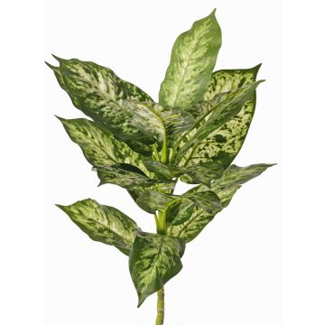 Dieffenbachia artificial VISP, difícilmente inflamable, varilla, verde-blanco, 40cm Dieffenbachia artificial VISP, difícilmente inflamable, varilla, verde-blanco, 40cm