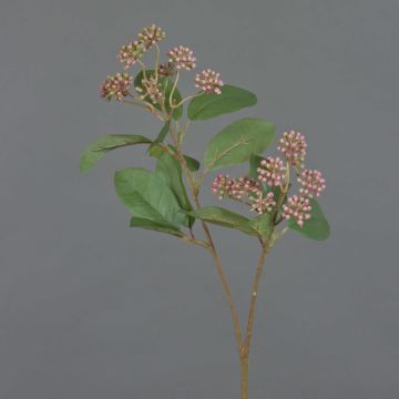 Rama de cornejo artificial PANGO con brotes, rosa viejo, 70 cm